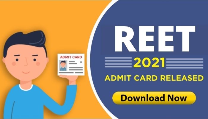REET admit card 2021