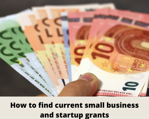 How to find current small business and startup grants