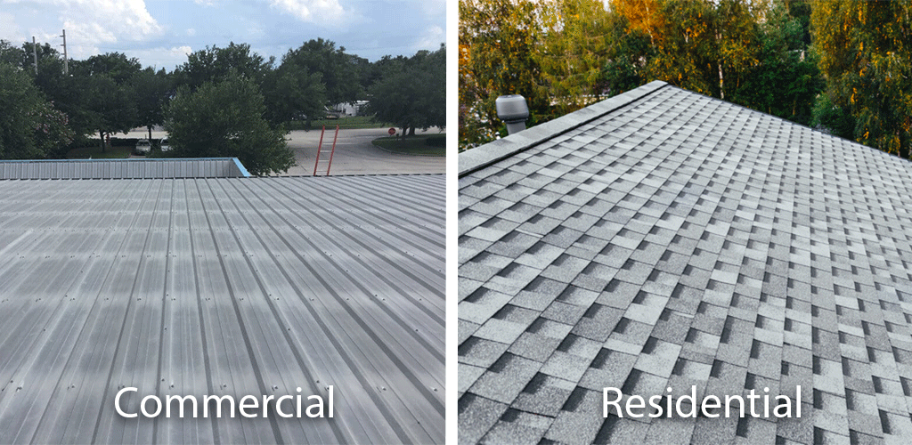 Commercial vs Residential Roofing
